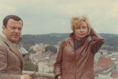 Z żoną Krystyną, Bawaria 1969