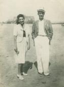 Z Markiem Żuławskim w St. Malo, Francja sierpień 1939
