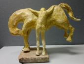 "Koń", [b.r.]<br>gips malowany, ceramika<br>(Wł. MUT)