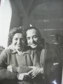 Z siostrą Krystyną, Buenos Aires, sierpień 1961