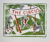 "The Circus"<br>litografia barwna