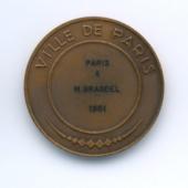 Médaille de la Ville de Paris, 1961