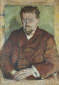 „Portret pisarza noblisty Władysława St. Reymonta”, ok. 1907<br>olej na płótnie<br>94,1 x 66,4 cm