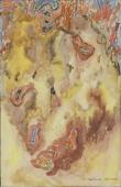 Bez tytułu, Nicea 1966<br>akwarela<br>49,7 x 32,2 cm
